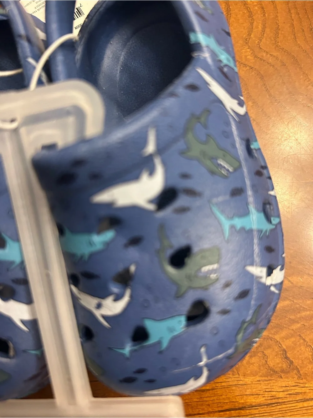 NWT-Capelli of New York Kids Shark Water Shoes - Navy & Teal